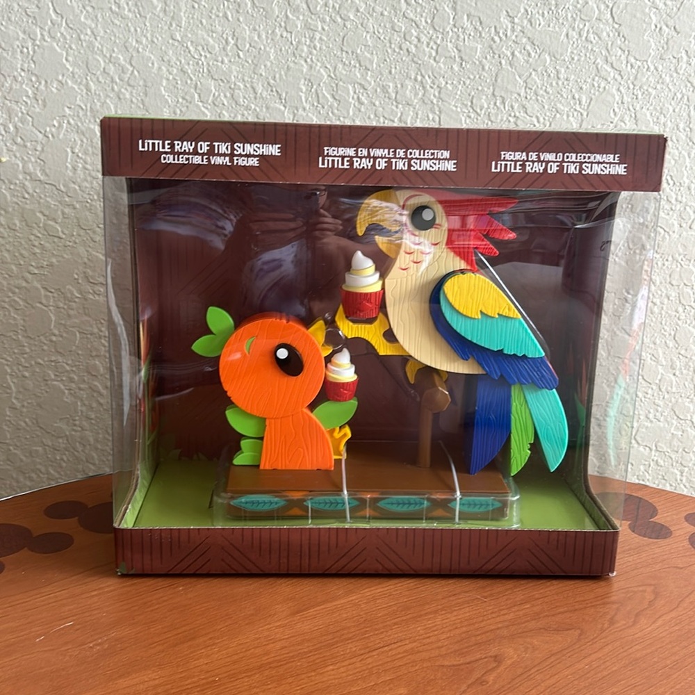 Disney Parks Vinyl Figure Little Ray of Tiki Sunshine Orange Bird Maria Stuckey